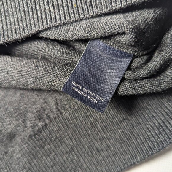 NEW-Big&Tall Mens Hart Schaffner Marx Sweater Vest Fine Merino Wool Gray MSRP$90 - Picture 3 of 7